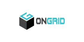 on grid logo